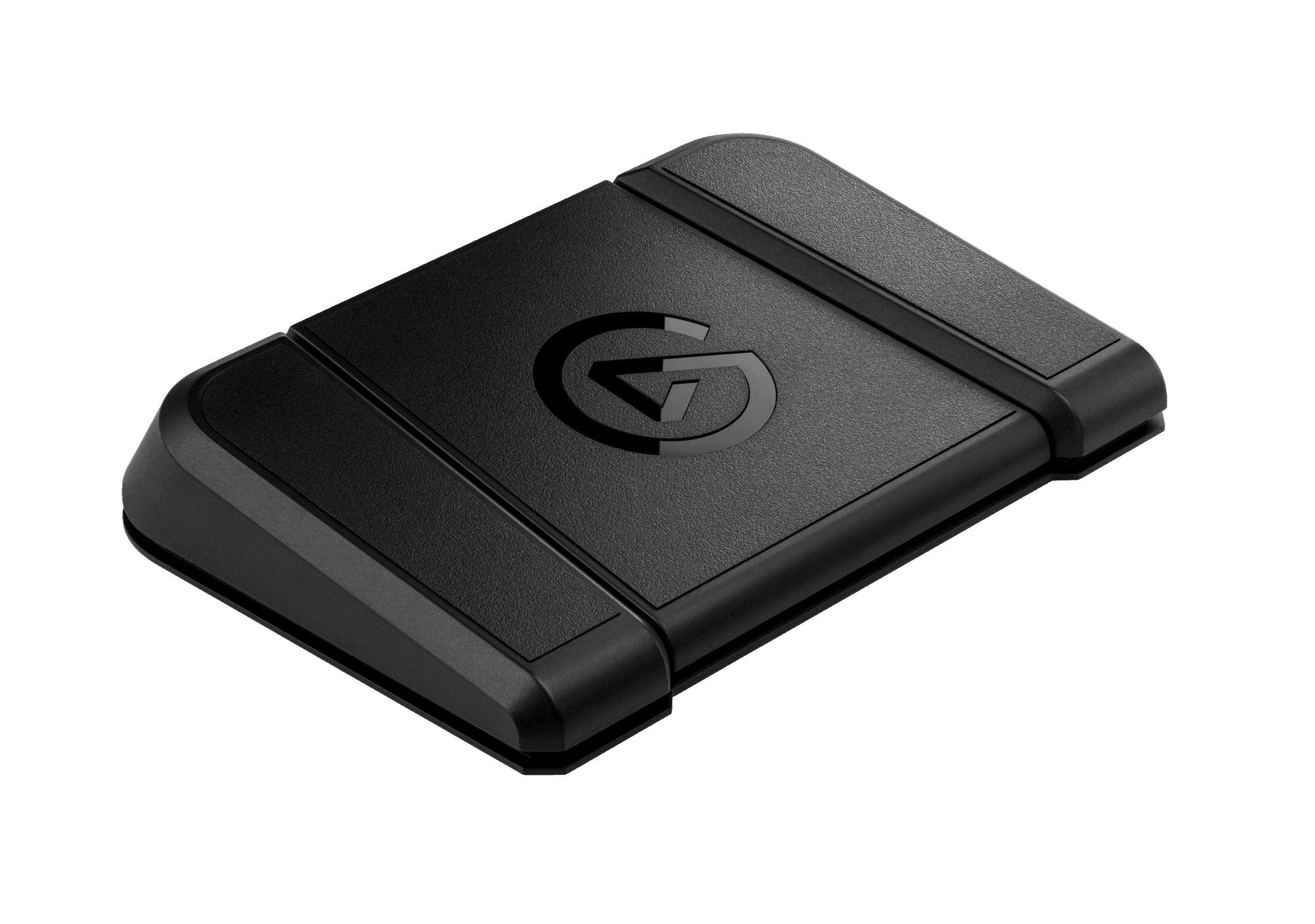 Stream Deck Pedal: foot-operated three-pedal device.