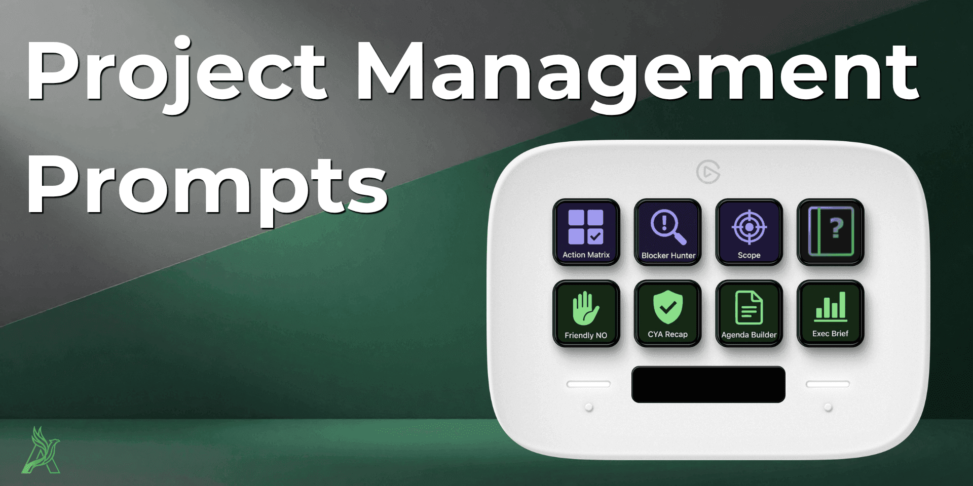 Project Management Prompts Artwork aus der Produktseite.