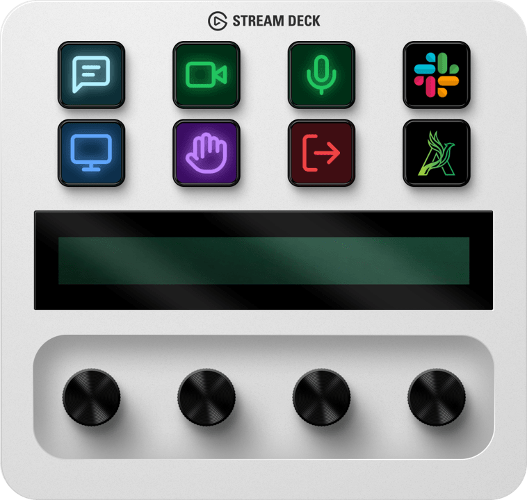 Arise Huddle Control for Slack — Stream Deck device preview