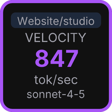 Output velocity key