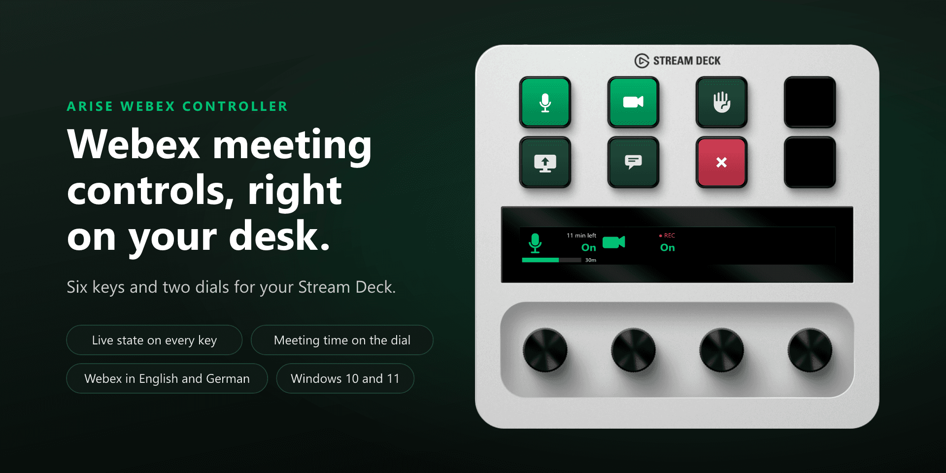 Arise Controller for Webex showcase 1