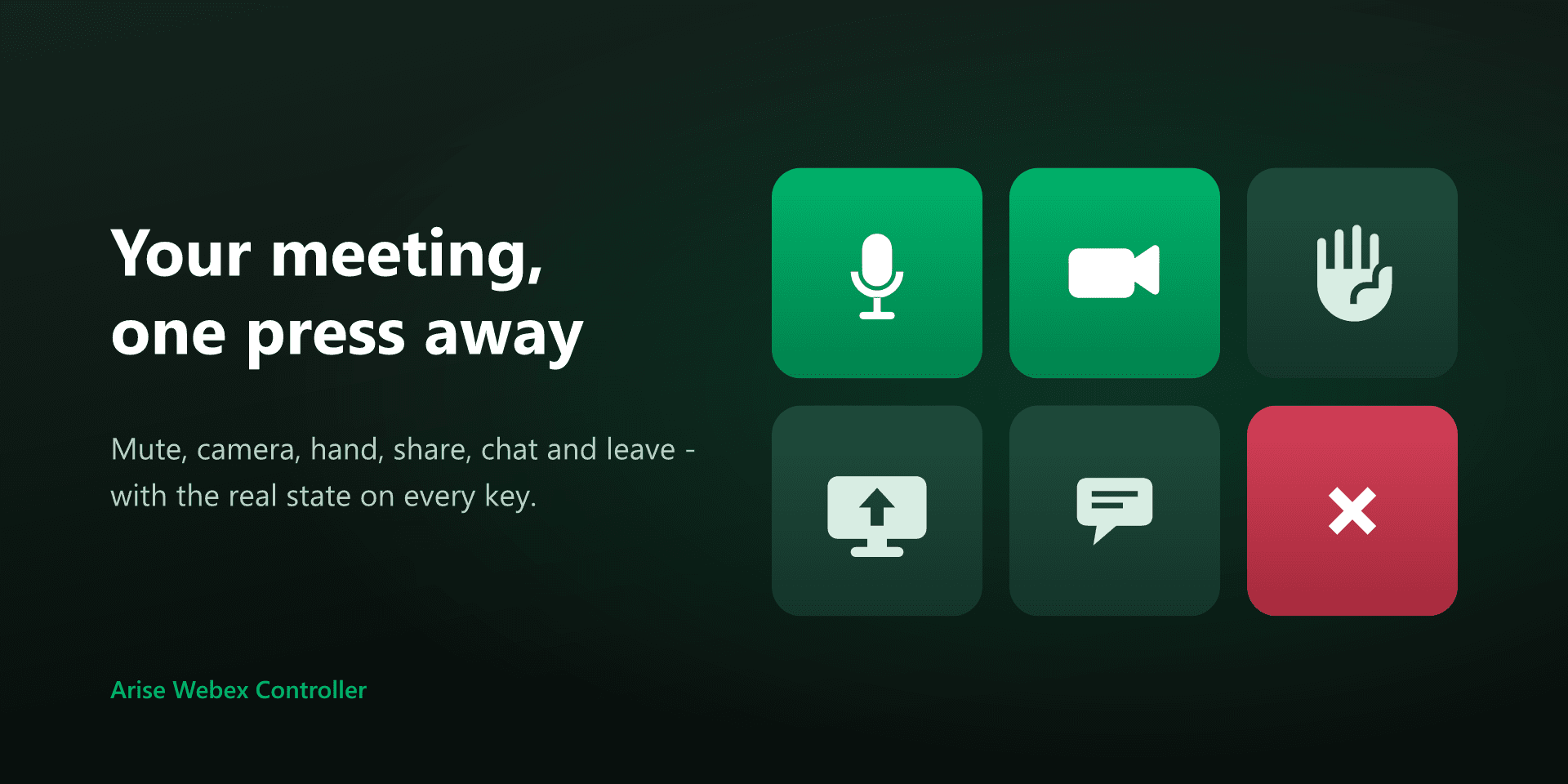 Arise Controller for Webex showcase 2