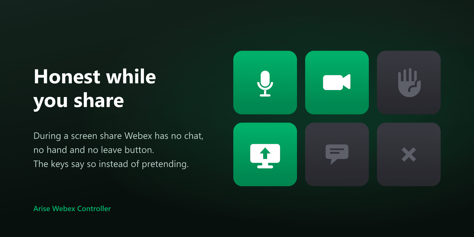 Arise Controller for Webex showcase 3