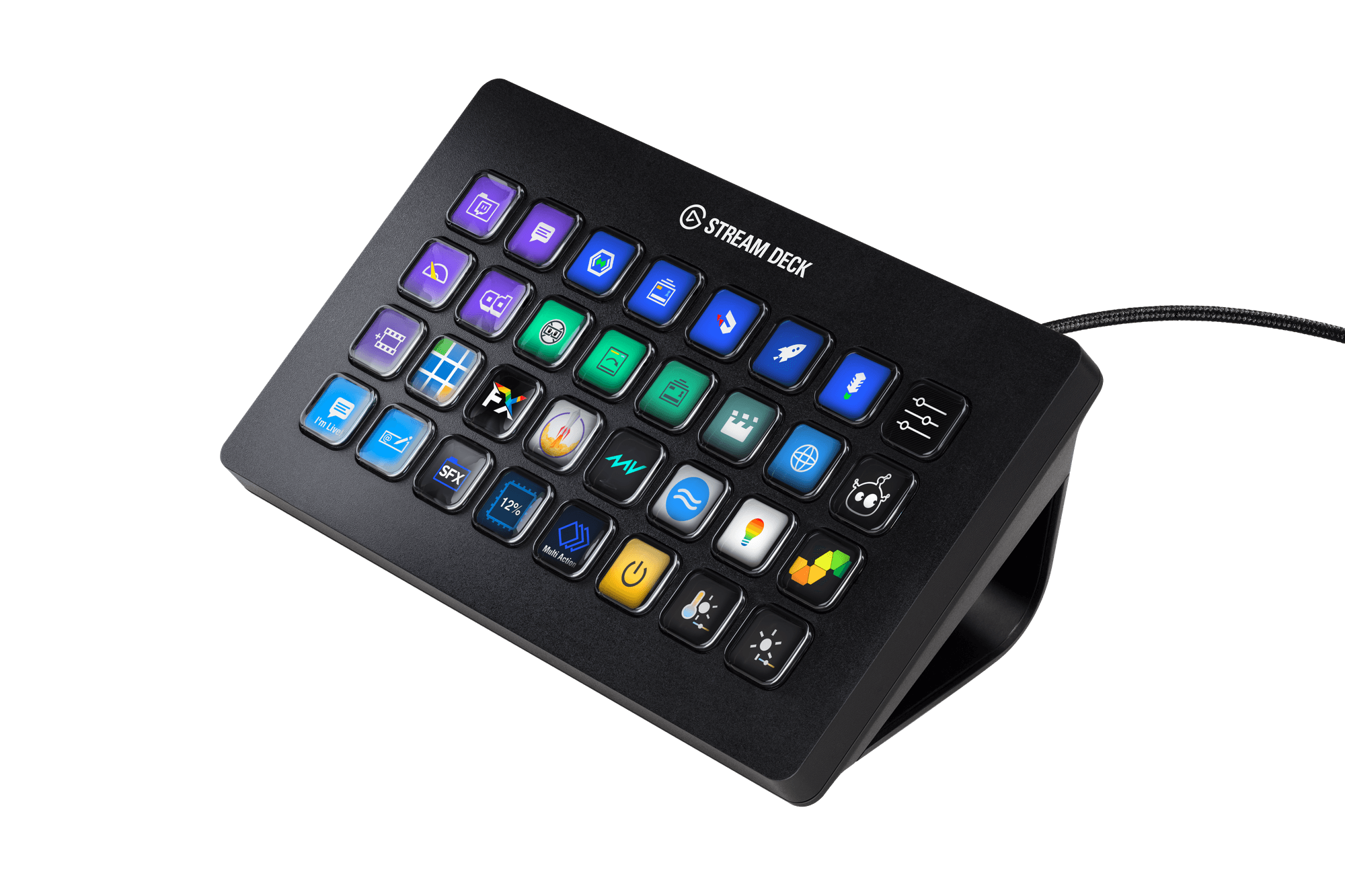 Stream Deck XL – große 32-Tasten-Steuerfläche.