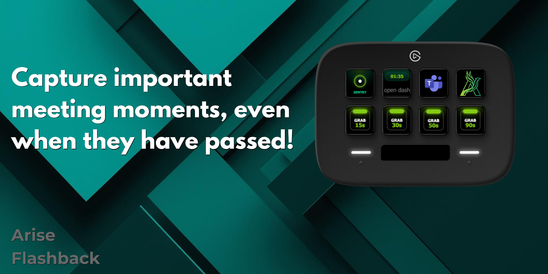 Capture important meeting moments, even when they have passed